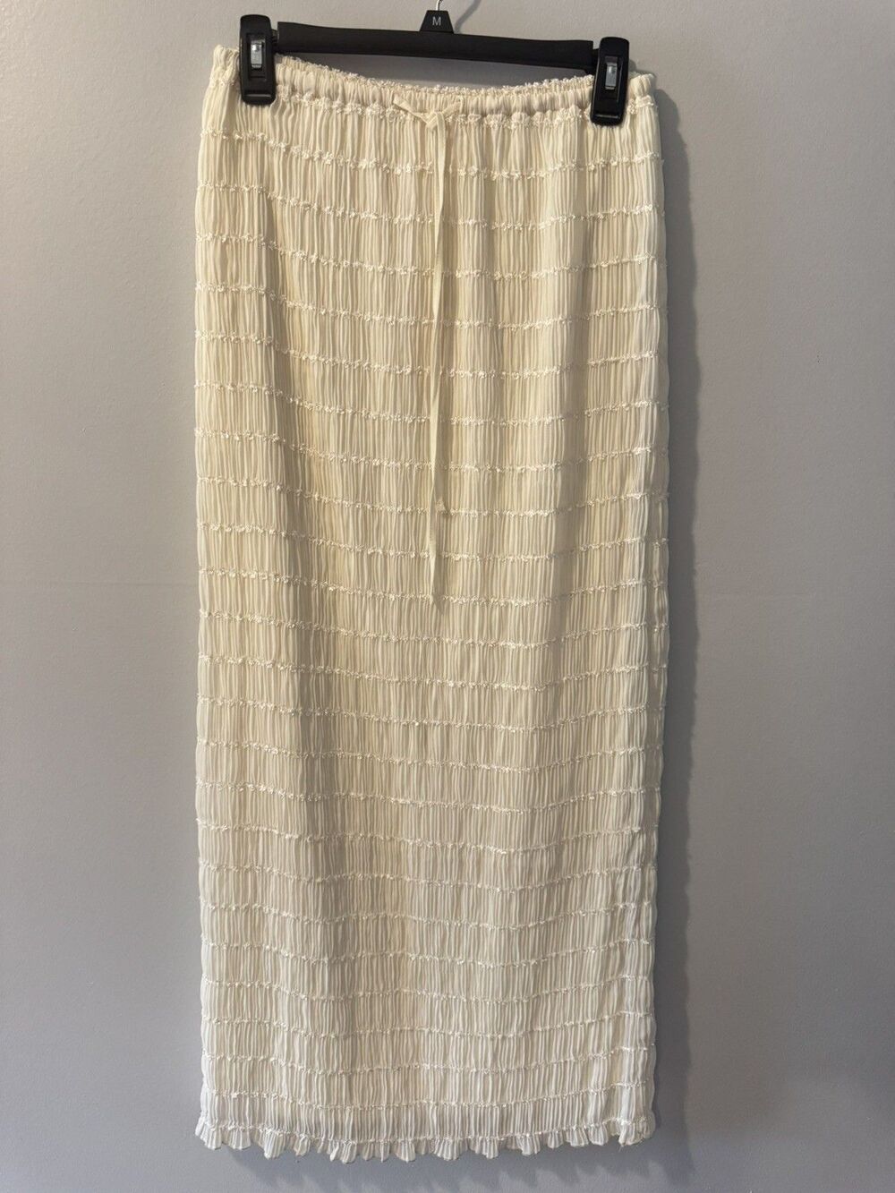 Camila Coelho Women’s Ivory Long Skirt Size Medium NWT